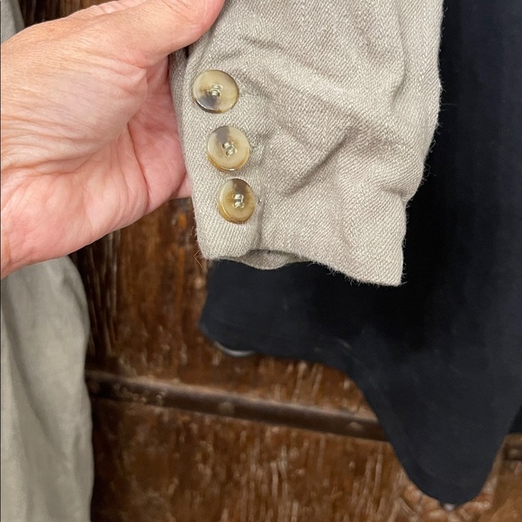 TWO Dresses | Zara Dress Bundle Linen Blend Midi Dress & Long Sleeve Maxi Med - Picture 8 of 12